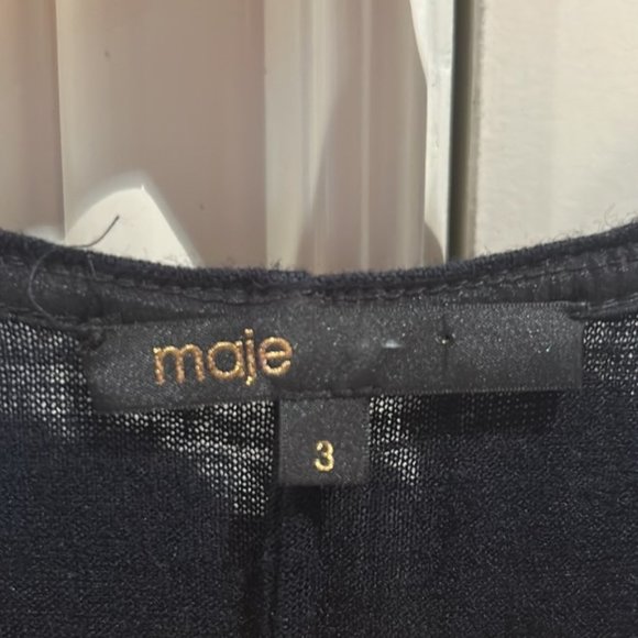 ❌❌SOLD Riska unit long sleeve dress size 3 navy Euc - Picture 9 of 14